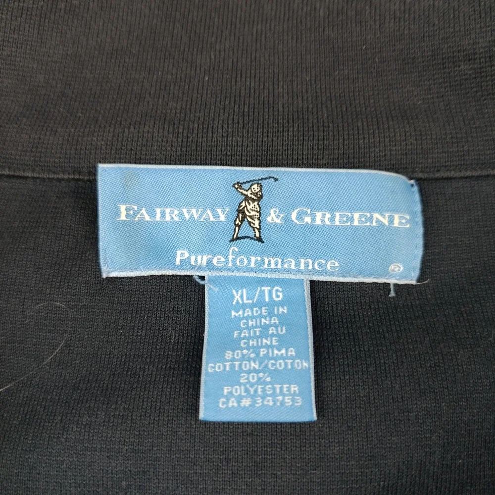 Ryder Cup 2012 Sweatshirt 1/4 Zip Pullover Mens XL Blue Golf Fairway & Greene